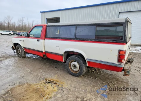 1987 Dodge Dakota from USA, damaged, VIN 1B7GN14M6HS343091